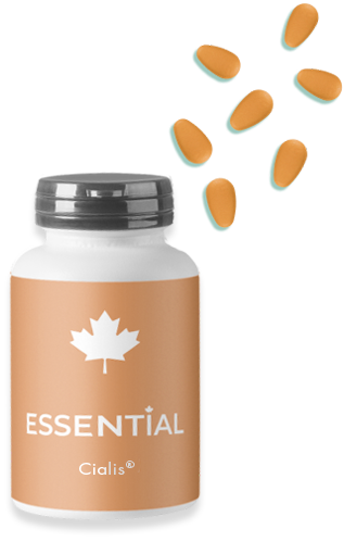 As-needed Cialis® Essential Clinic Bottle with Pills